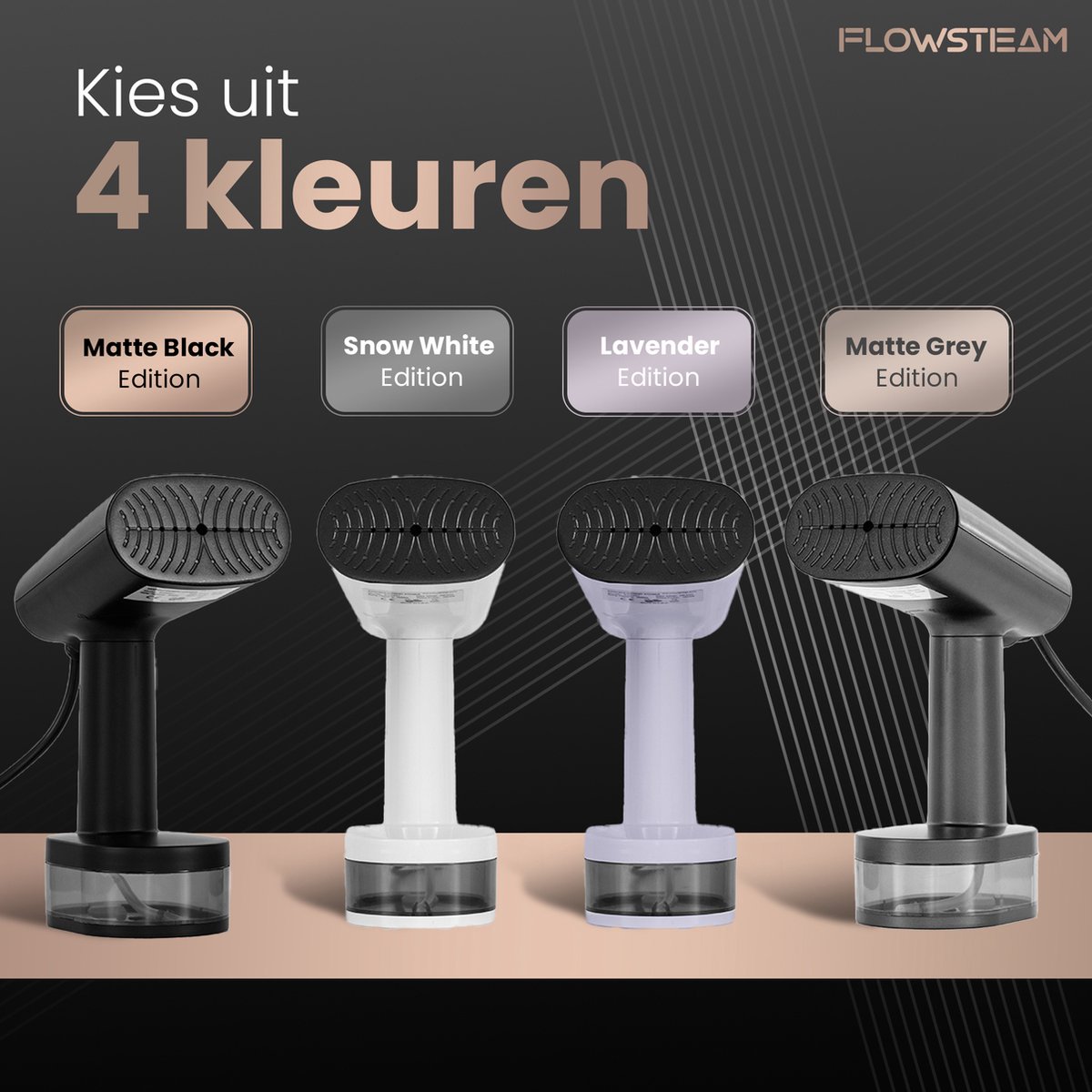 FLOWSTEAM Luxe Kledingstomer Lavender Edition