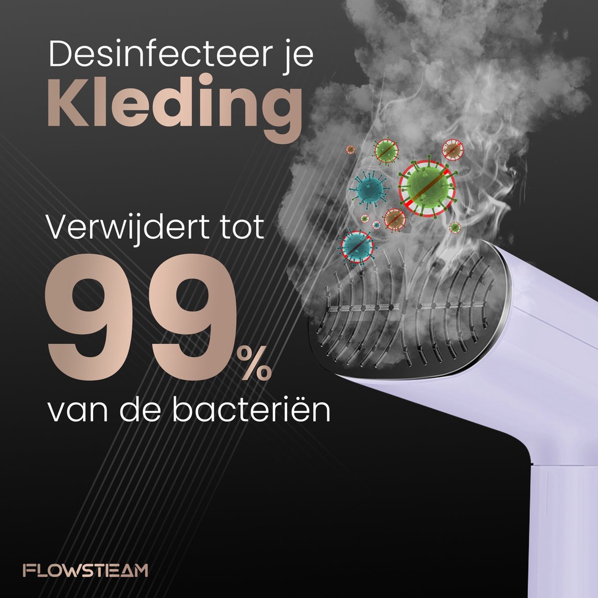 FLOWSTEAM Luxe Kledingstomer Lavender Edition