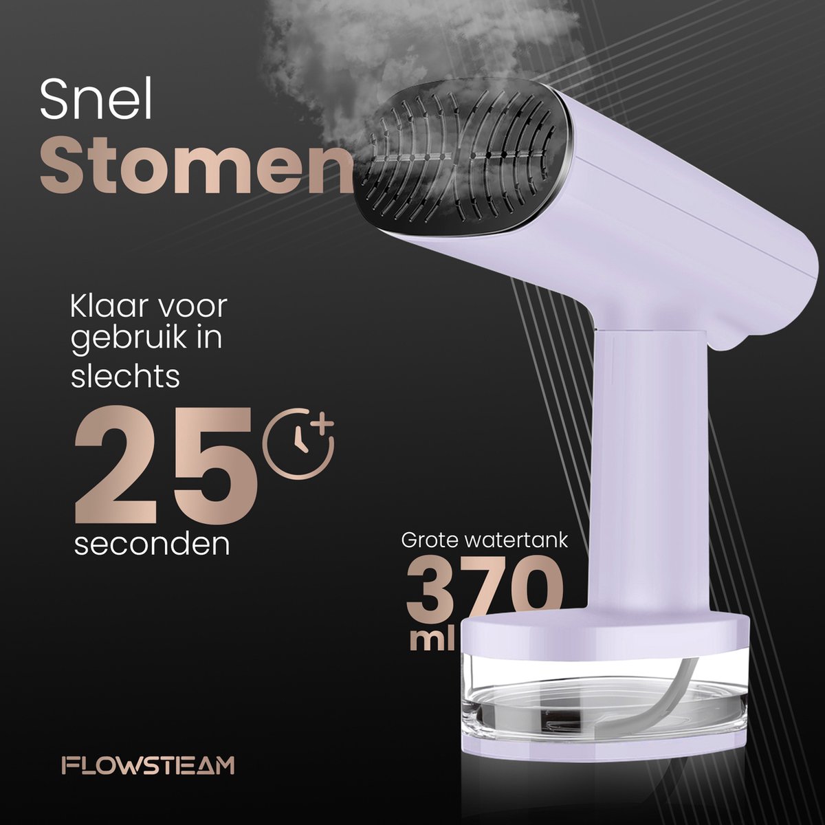 FLOWSTEAM Luxe Kledingstomer Lavender Edition