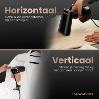 FLOWSTEAM Luxe Kledingstomer Matte Black Edition