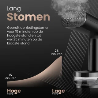 FLOWSTEAM Luxe Kledingstomer Matte Black Edition