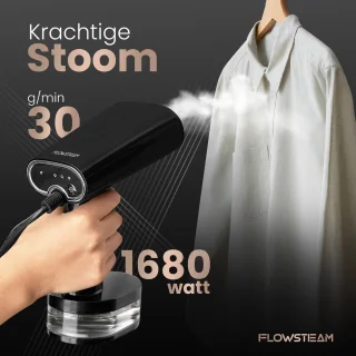 FLOWSTEAM Luxe Kledingstomer Matte Black Edition