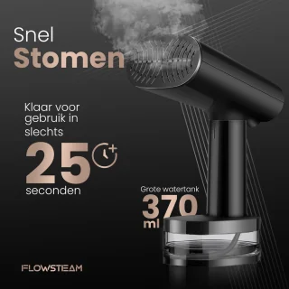FLOWSTEAM Luxe Kledingstomer Matte Black Edition
