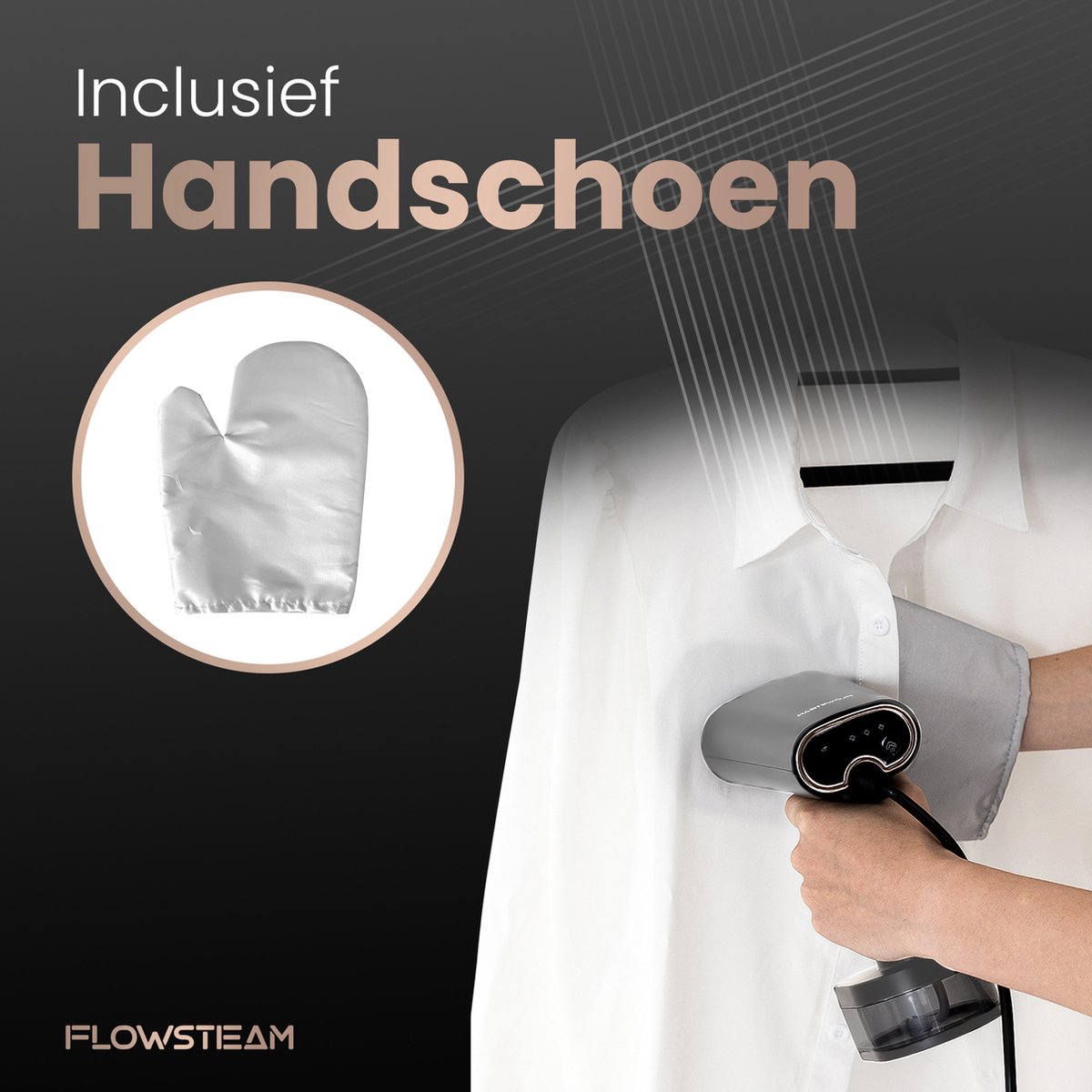 FLOWSTEAM Luxe Kledingstomer Matte Gray