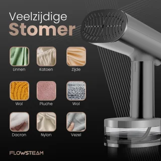 FLOWSTEAM Luxe Kledingstomer Matte Gray