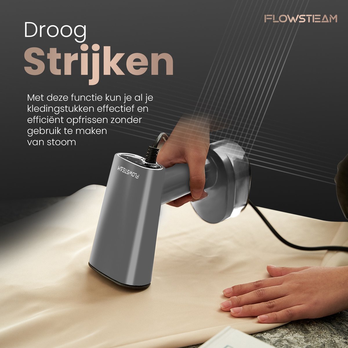 FLOWSTEAM Luxe Kledingstomer Matte Gray