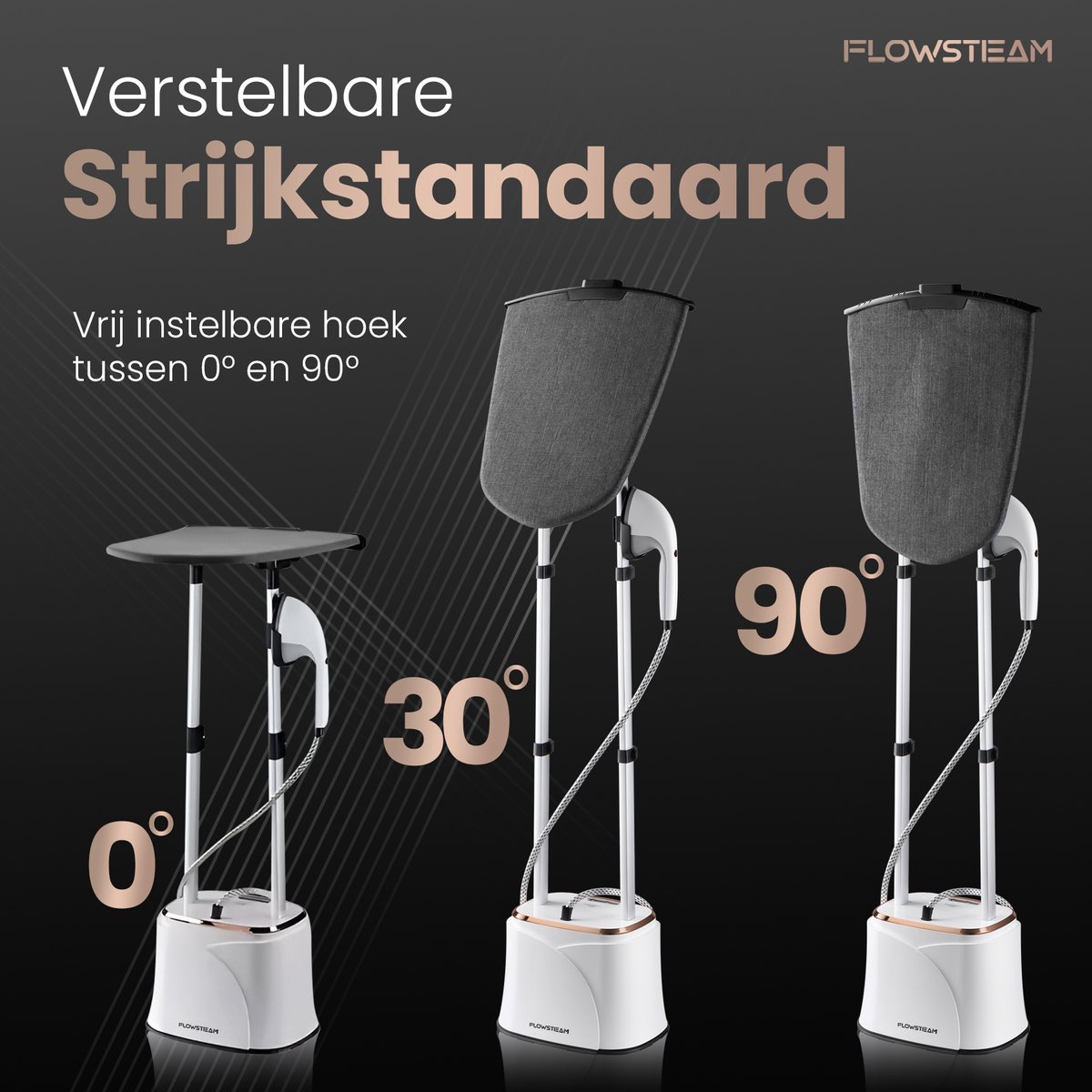 FLOWSTEAM PRO Handstomer Kledingstomer Wit