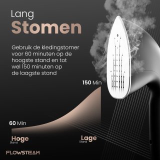 Wat vinden we goed aan de FLOWSTEAM® PRO Kledingstomer
