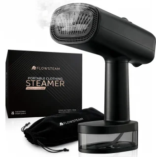 De FLOWSTEAM Vacuum Edition kledingstomer matte black in één oogopslag