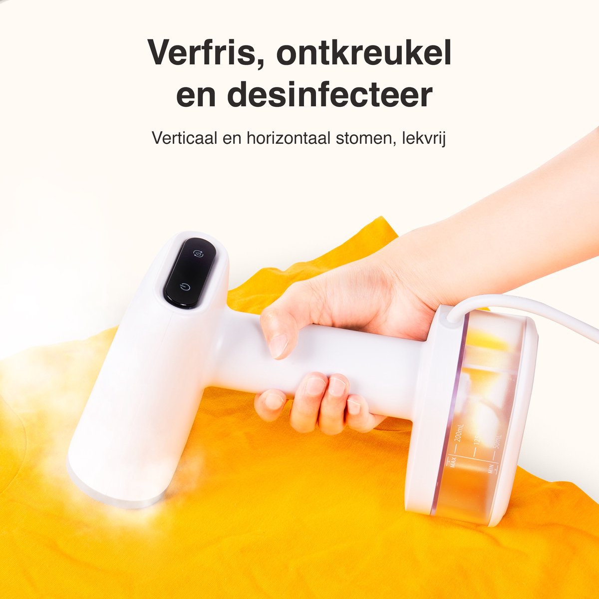 ForDig Kledingstomer 1600W met 2 Opzetstukken en Handschoen