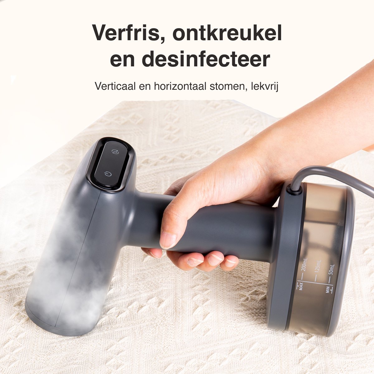 ForDig Kledingstomer 1600W met 2 Opzetstukken en Handschoen