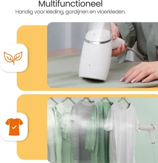 Goliving Handstomer Kledingstomer Wit Opvouwbaar Met Reis-etui