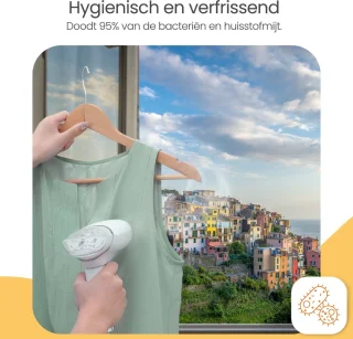 Goliving Handstomer Kledingstomer Wit Opvouwbaar Met Reis-etui