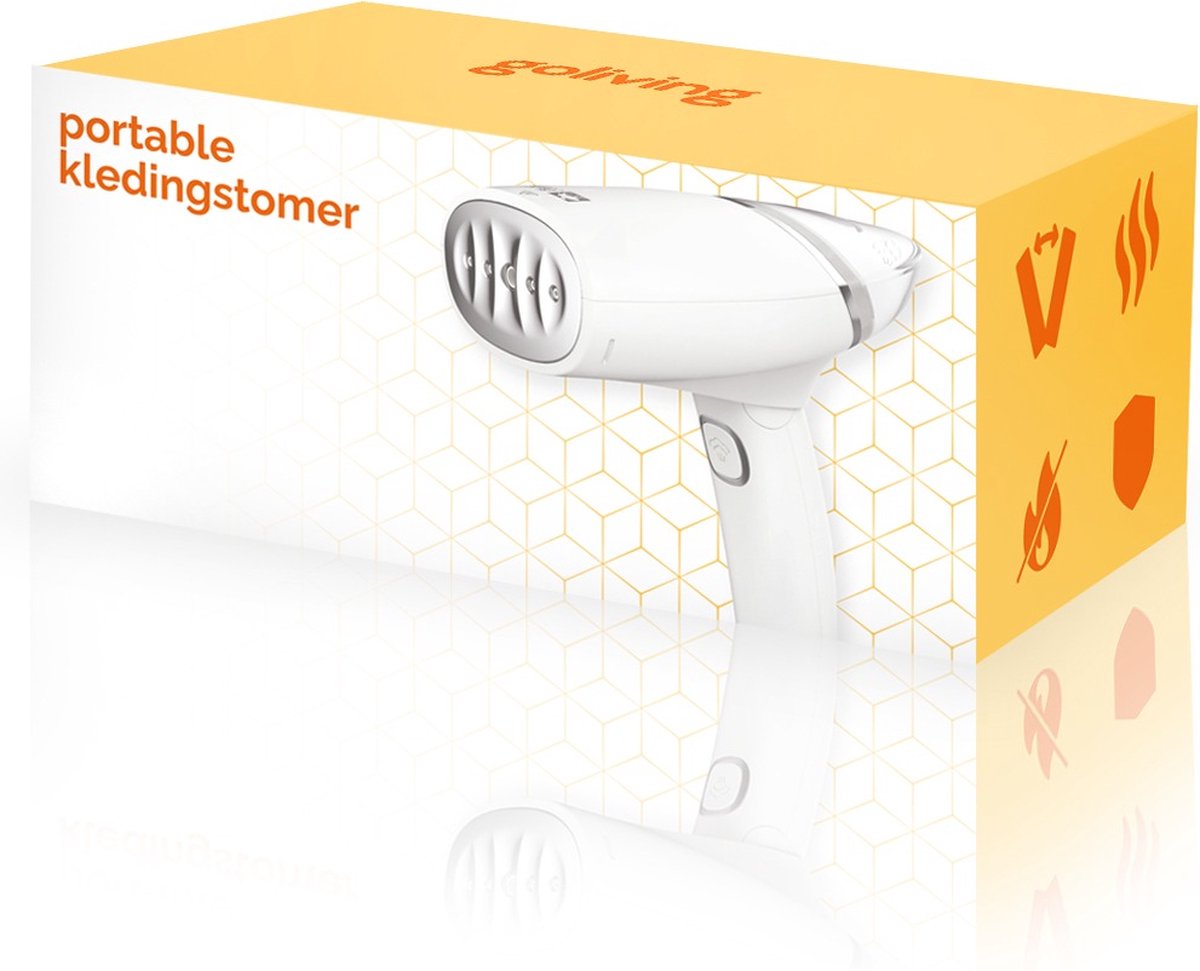 Goliving Handstomer Kledingstomer Wit Opvouwbaar Met Reis-etui