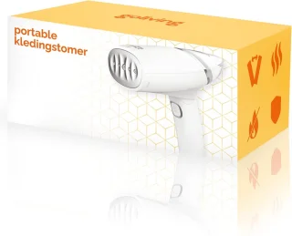 Goliving Handstomer Kledingstomer Wit Opvouwbaar Met Reis-etui