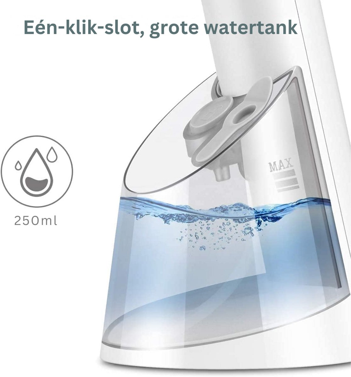 Goodivery Compact Stoomstrijkijzer met Reisset Wit