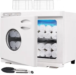 Handdoekwarmer 23 liter zwart