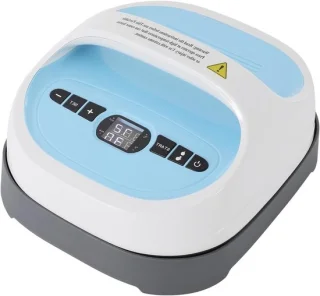 Handheld hittepers mini persmachine 20x24 cm blauw