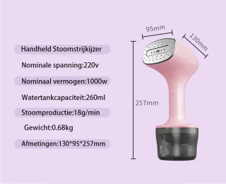 Handheld Kledingstomer - Draagbaar Stoomapparaat