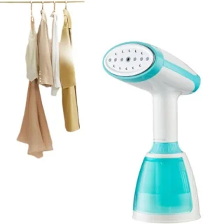 Handheld kledingstomer - draagbare stoomstrijkijzer - groen