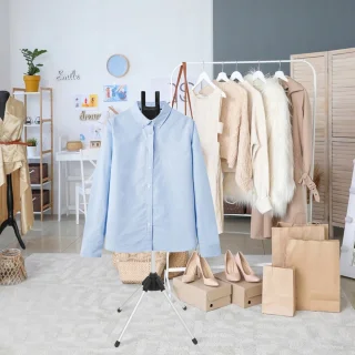 Handheld Kledingstomer met Insteekrek