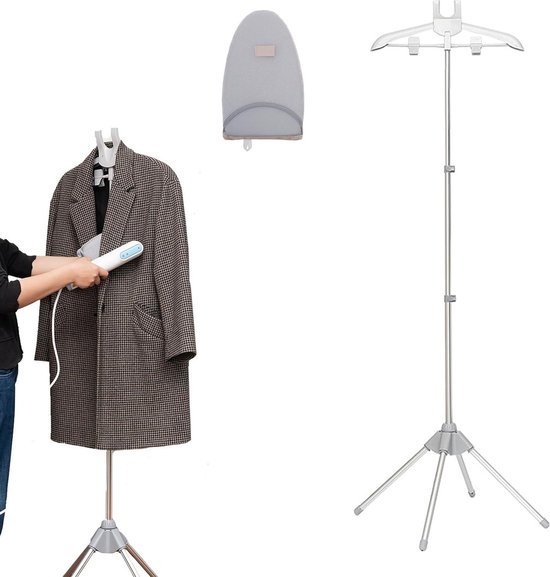 Handheld Kledingstomer met Telescopisch Statief Lichtgrijs