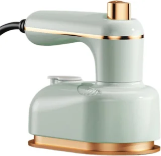 Handheld kledingstomer reisstomer lichtgroen