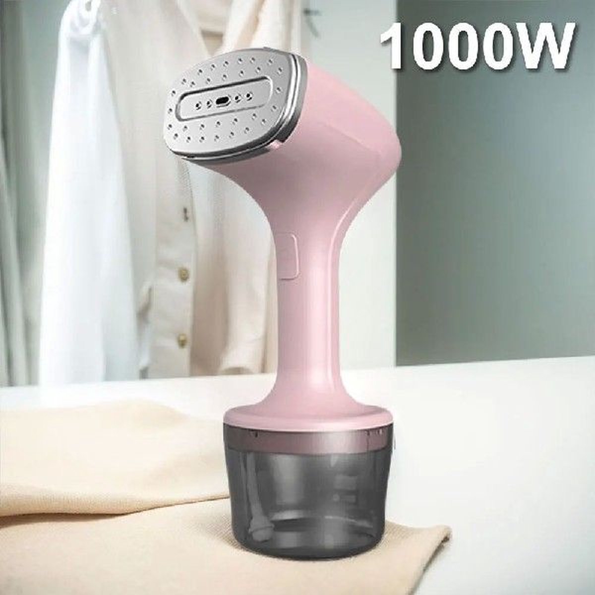 Handheld Kledingstomer Stoomreiniger Wit