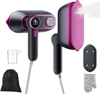 Handheld stoomstrijkijzer - kledingstomer - wit