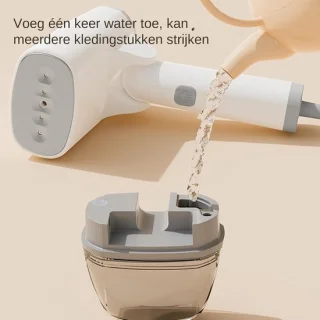 Handheld stoomstrijkijzer opvouwbaar wit