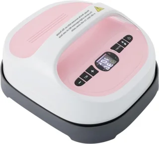 Handpers machine - mini pers - 20 x 24 cm - roze