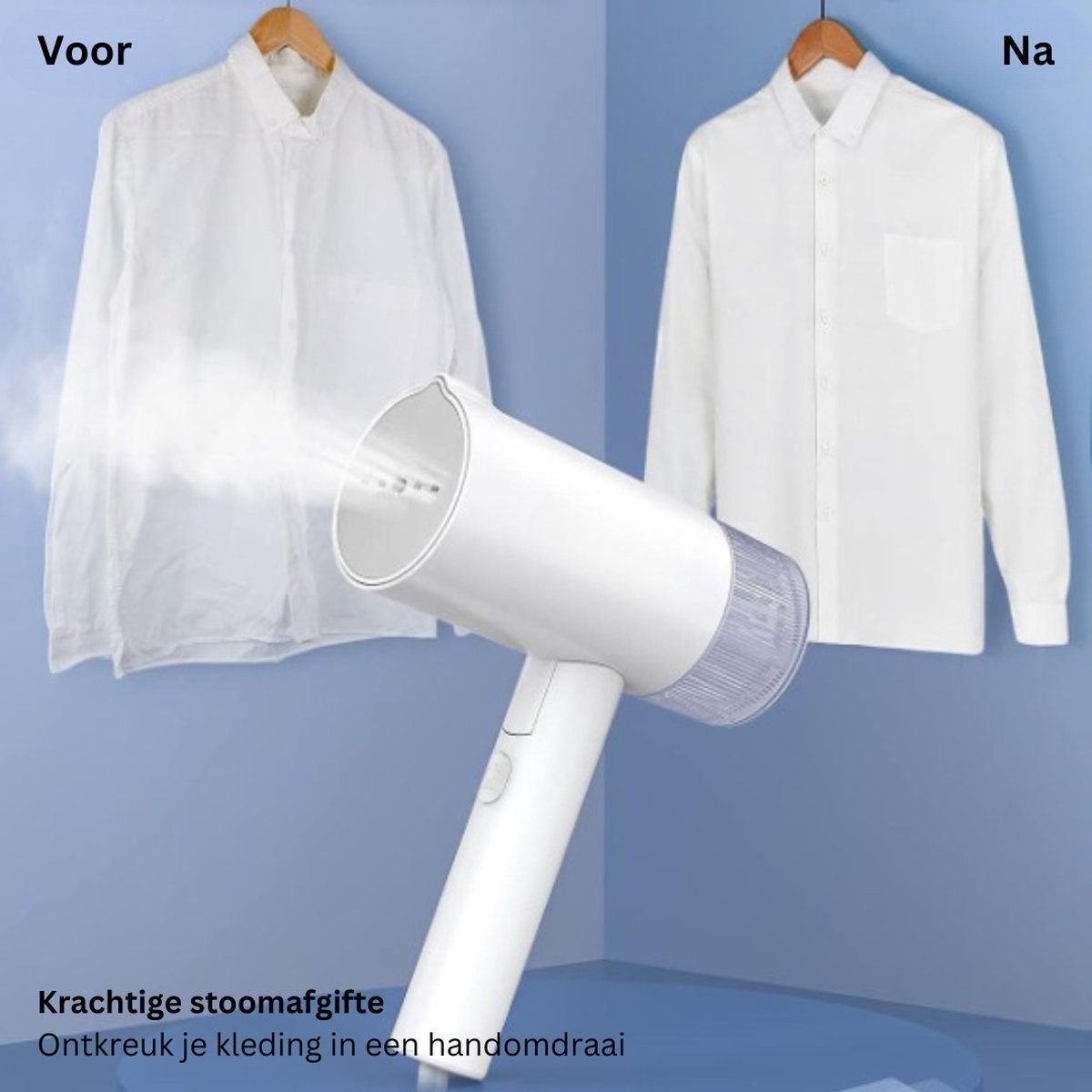 Handstomer 1000W 150ML - Draagbare Kledingstomer