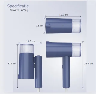 Handstomer Compact Blauw