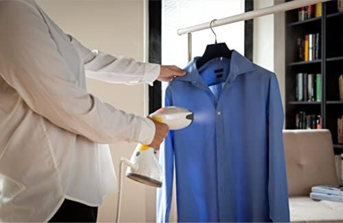 Handstomer kleding 1200W wit roestvrijstaal 260ml