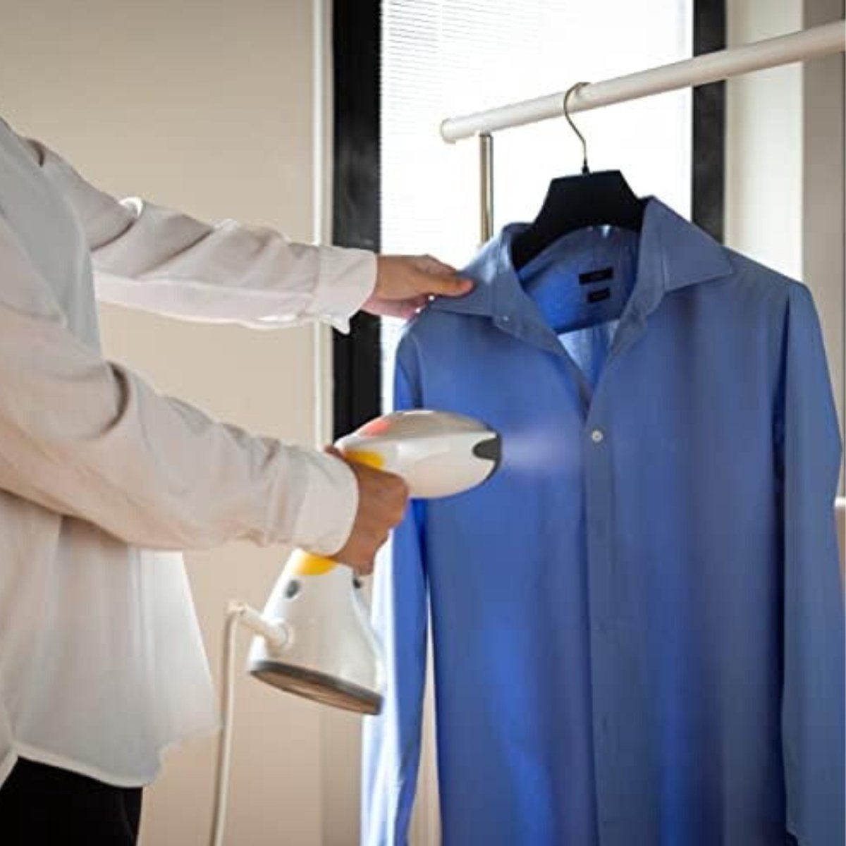 Handstomer kleding 1200W wit roestvrijstaal 260ml