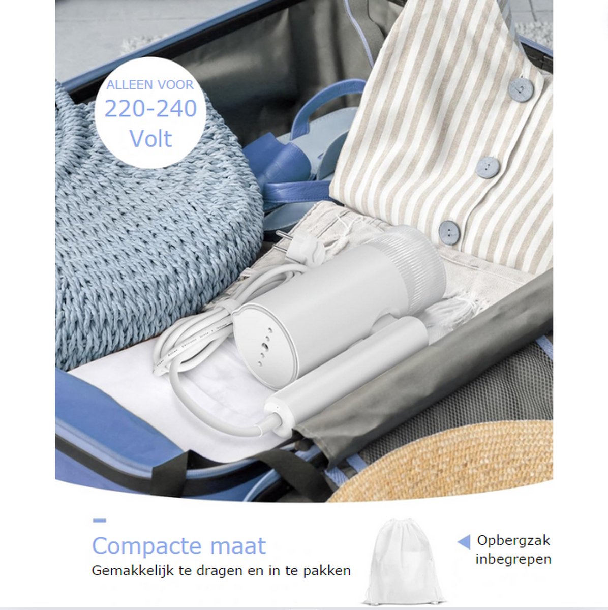 Handstomer Kleding Compact Opvouwbaar