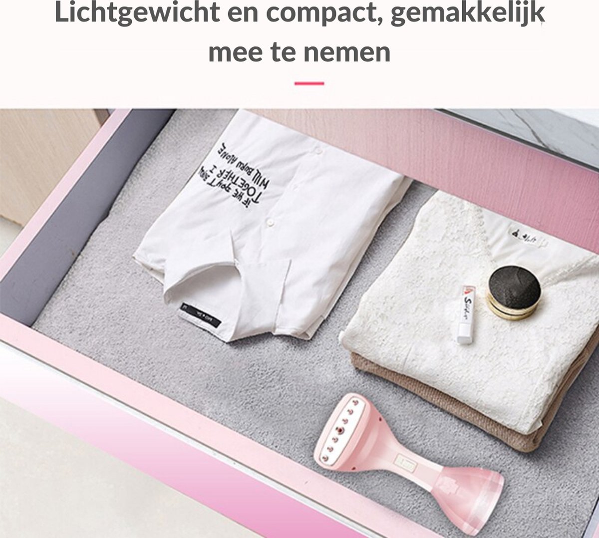 Handstomer Kleding Roze 1500W