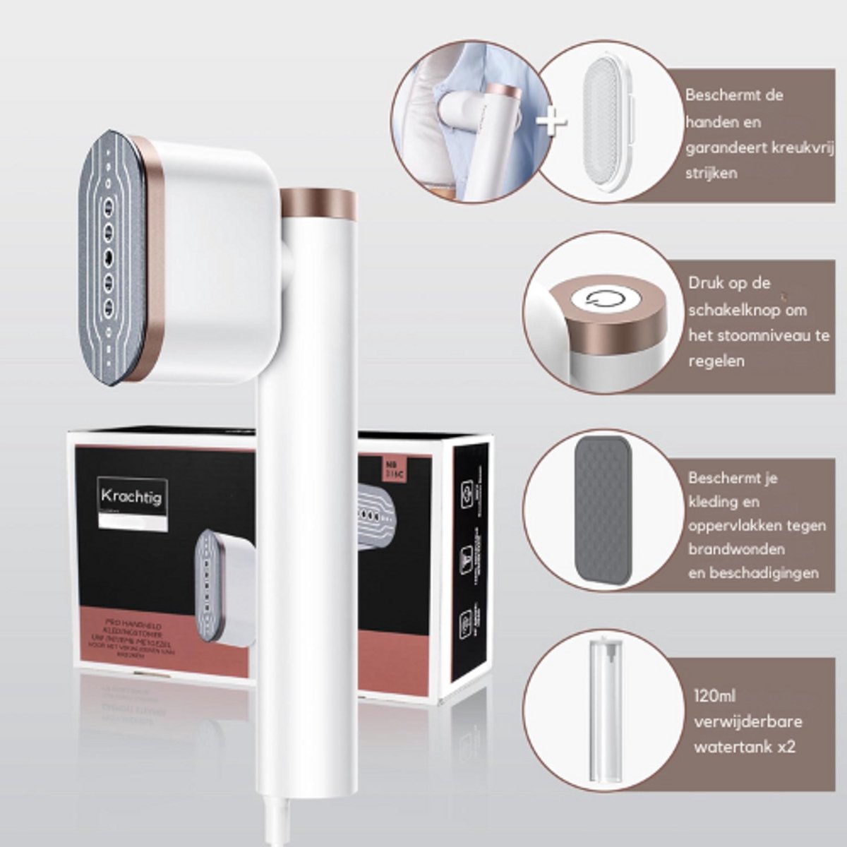 Handstomer Kledingstomer 2-in-1 met Accessoires