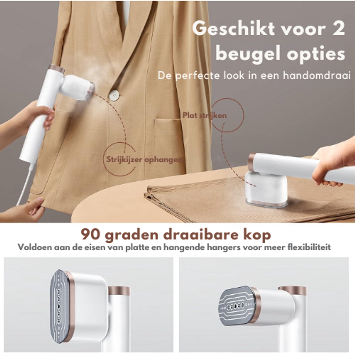 Handstomer Kledingstomer 2-in-1 met Accessoires
