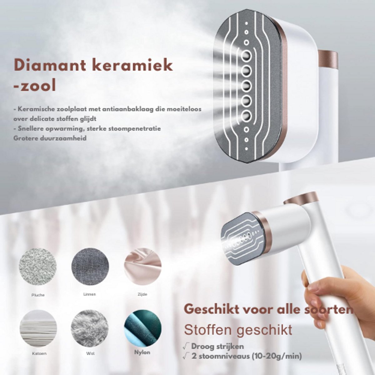 Handstomer Kledingstomer 2-in-1 met Accessoires