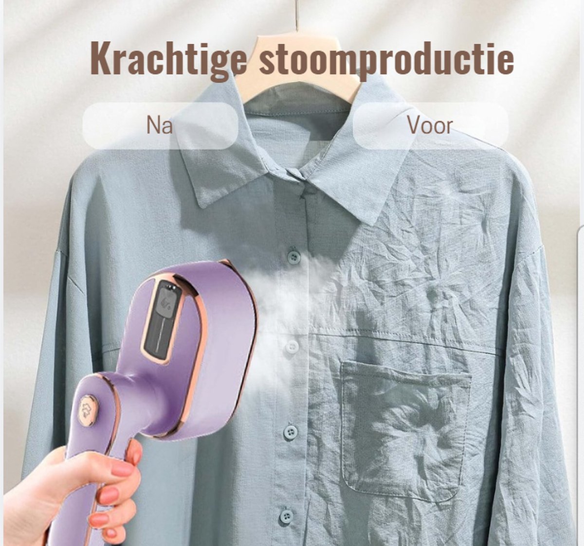 Handstomer Kledingstomer Draagbaar Stoomapparaat