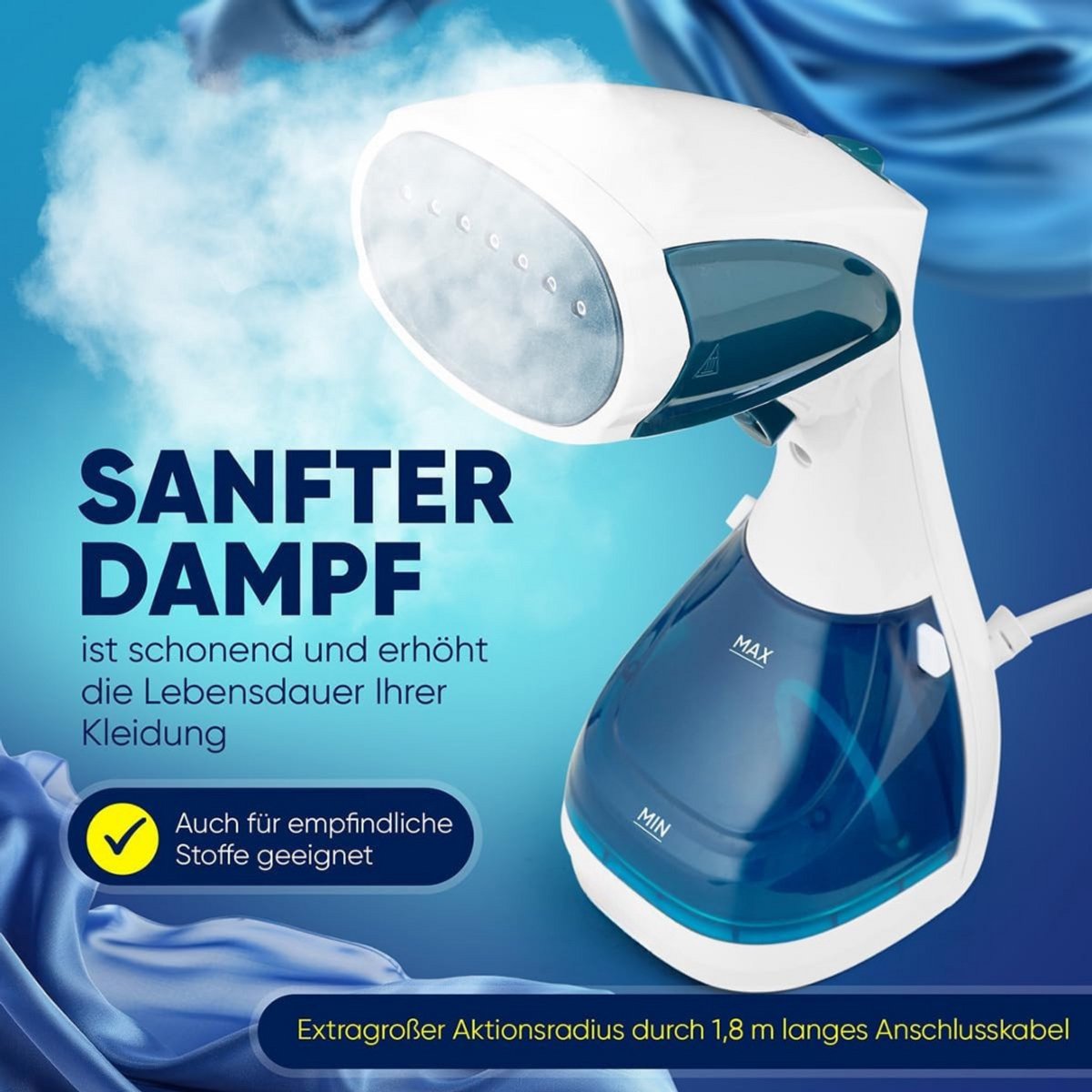 Handstomer Kledingstomer Steamer Ontkreuker Handstrijkijzer