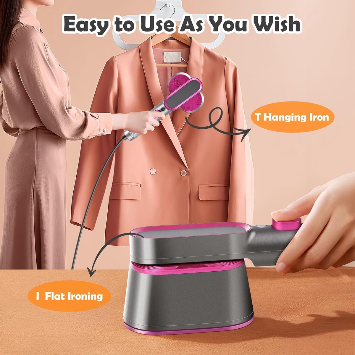 Handstomer Kledingstomer Steamer Ontkreuker Handstrijkijzer