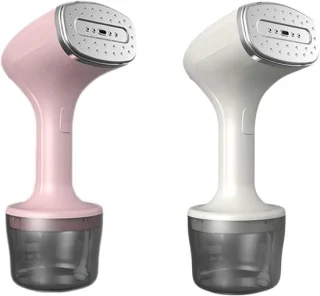 Handstoomapparaat kledingstomer reisstomer roze