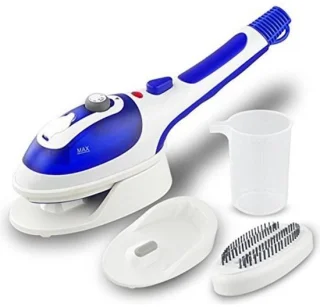 Handstoomstrijkijzer (blauw)