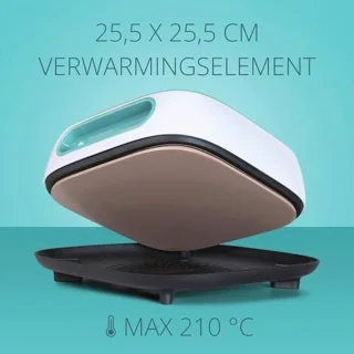 Heat Press Transferpers 25,5 x 25,5 cm