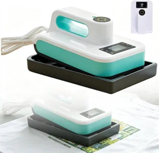 Hittepersmachine wit blauw