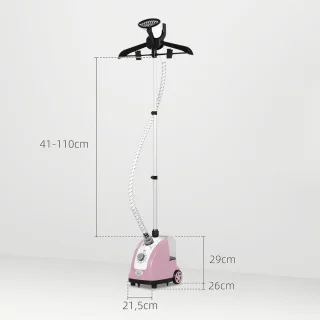 HOMCOM Kledingstomer ABS Roze