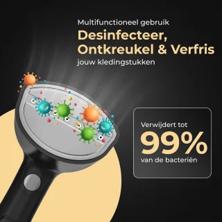 Home Vibes Kledingstomer 310ML 1600W Zwart