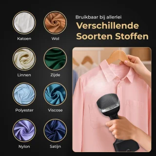 Home Vibes Kledingstomer 310ML 1600W Zwart